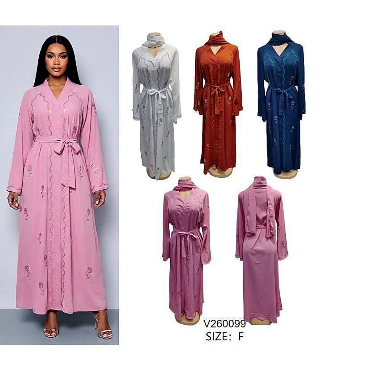 Women's Long Robe Dress